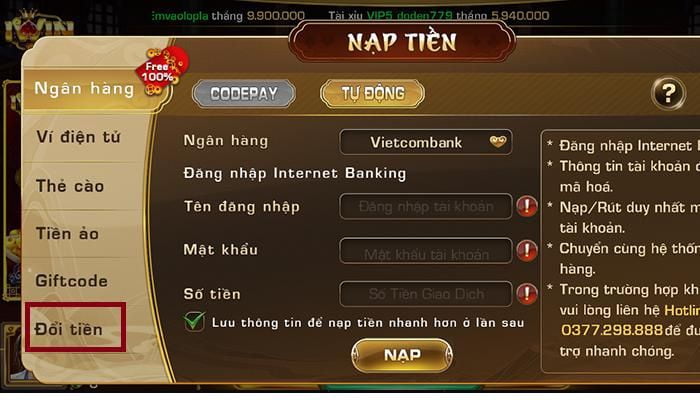 Danh sách game Sodo66 và giảm giá - Sodo66